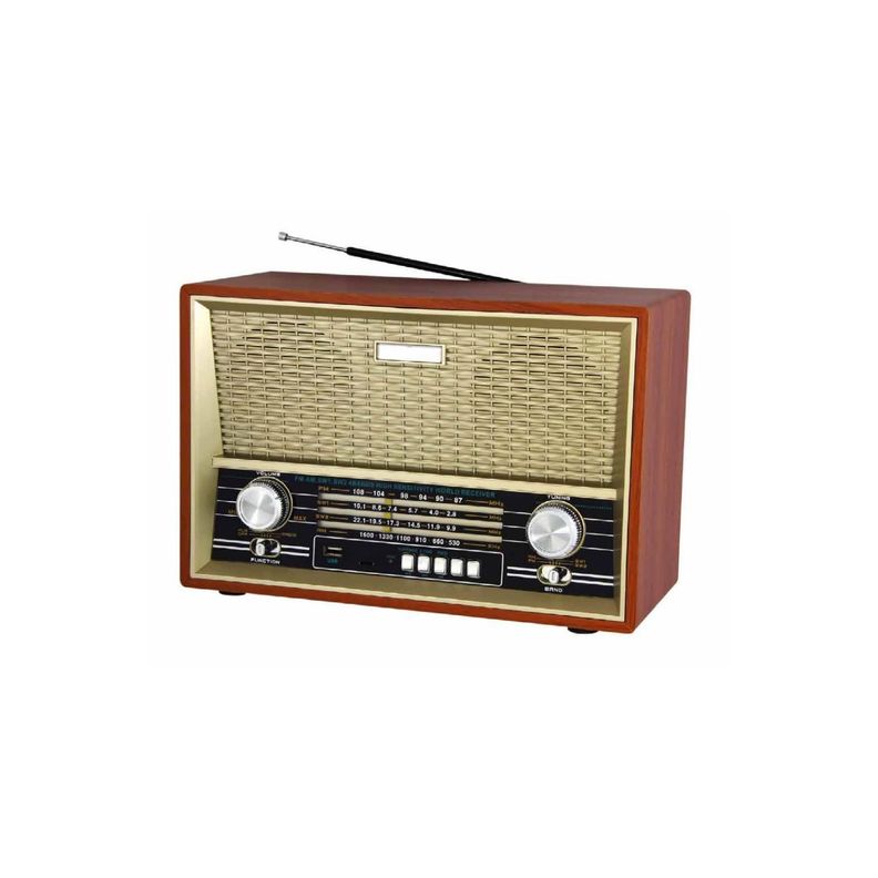 Radio Retro Portátil Bluetooth 10w - Ps-0