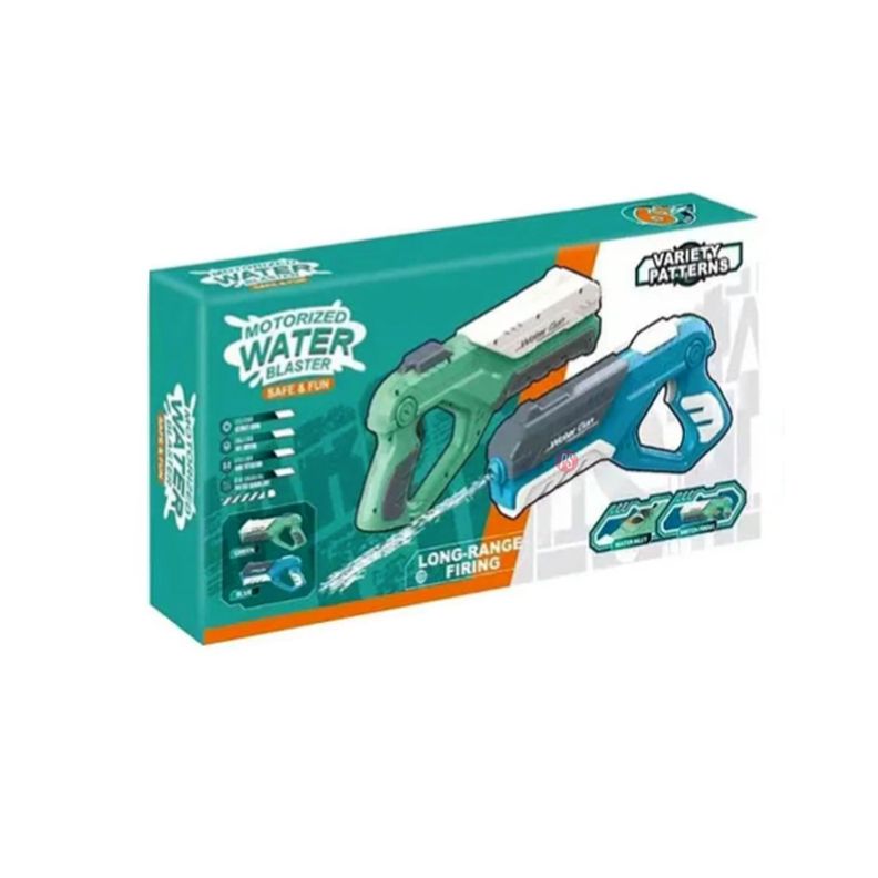 Pistola De Agua Recargable Azul Alto Alcance - PS-1