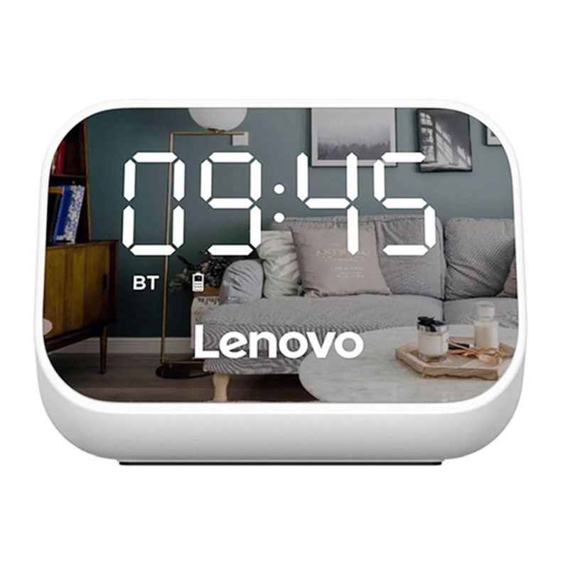 Reloj Despertador Con Parlante Bluetooth Lenovo Ts13 Blanco - PS-0