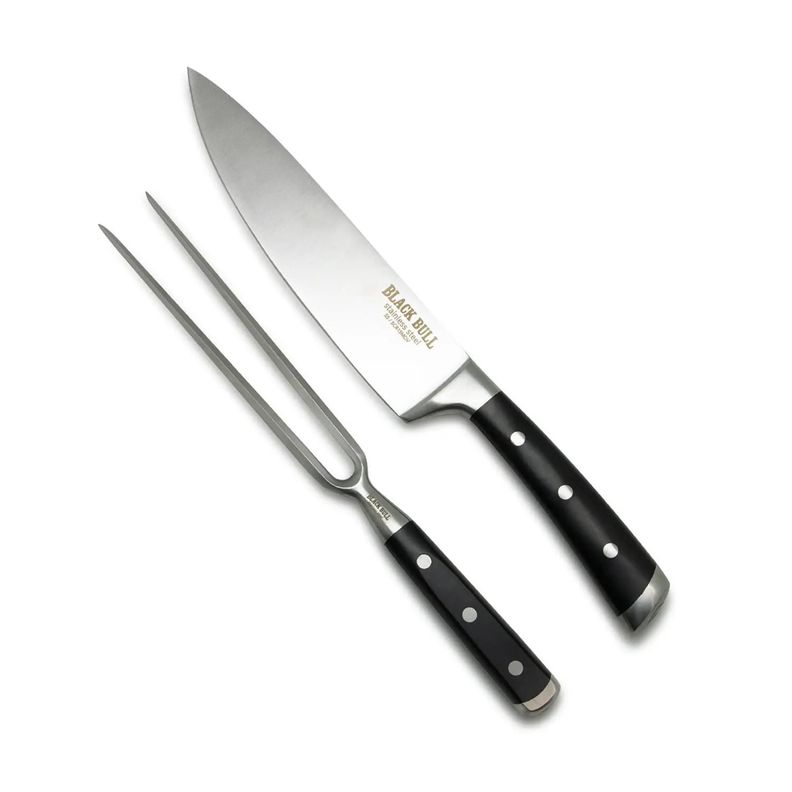 Set Parrillero Carving Platinium Black Bull - PS-0