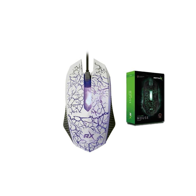 Mouse Gamer Usb Retroiluminado Diseño Color Blanco - Ps-0