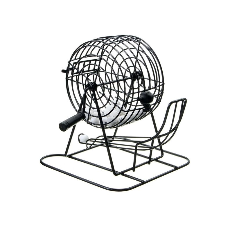 Juego Bingo Con Jaula Rotatoria - Puntostore-1