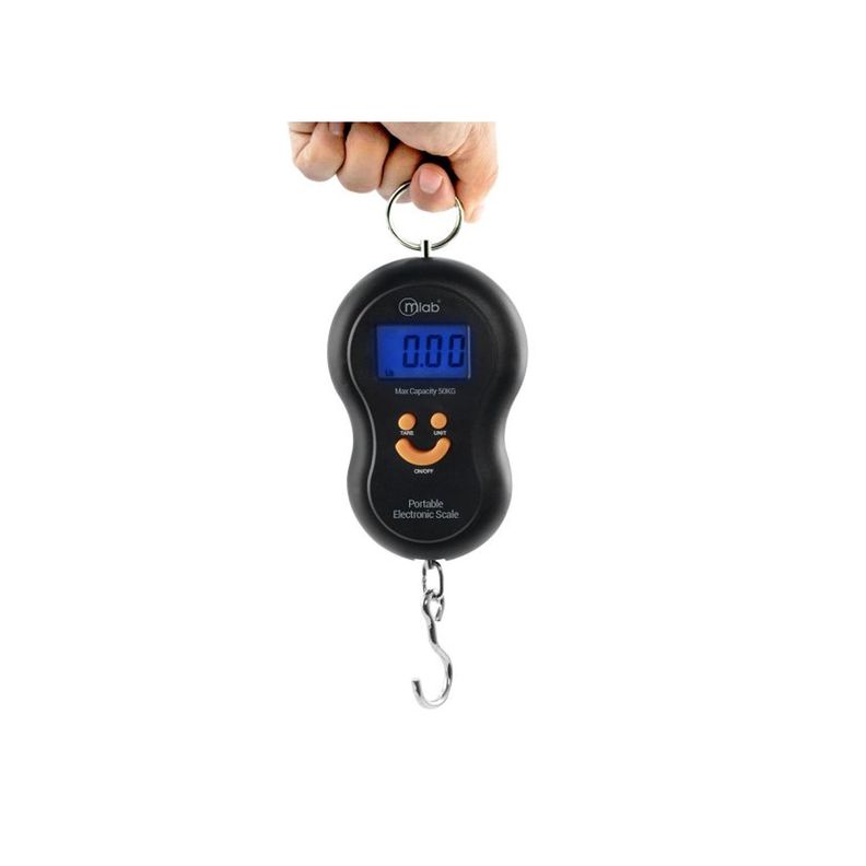 Pesa Balanza Portátil Pantalla Digital 50kg Scalehook - PuntoStore-0