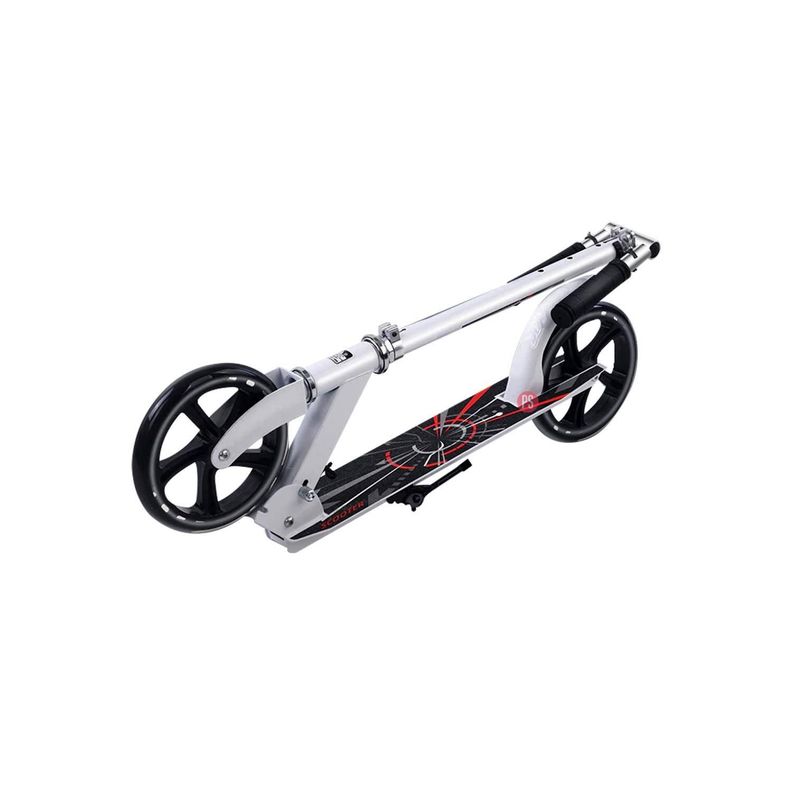 Scooter De 2 Ruedas Plegable Aluminio Color Negro - PS-1