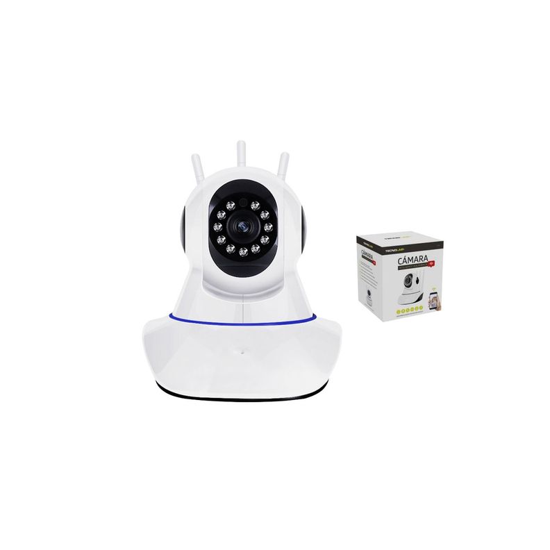 Cámara De Seguridad Wifi Hd Motorizada 360 Grados - Puntostore-3
