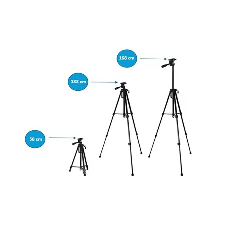 Trípode Cámara Profesional 360 Altura 168cms - Ps-2