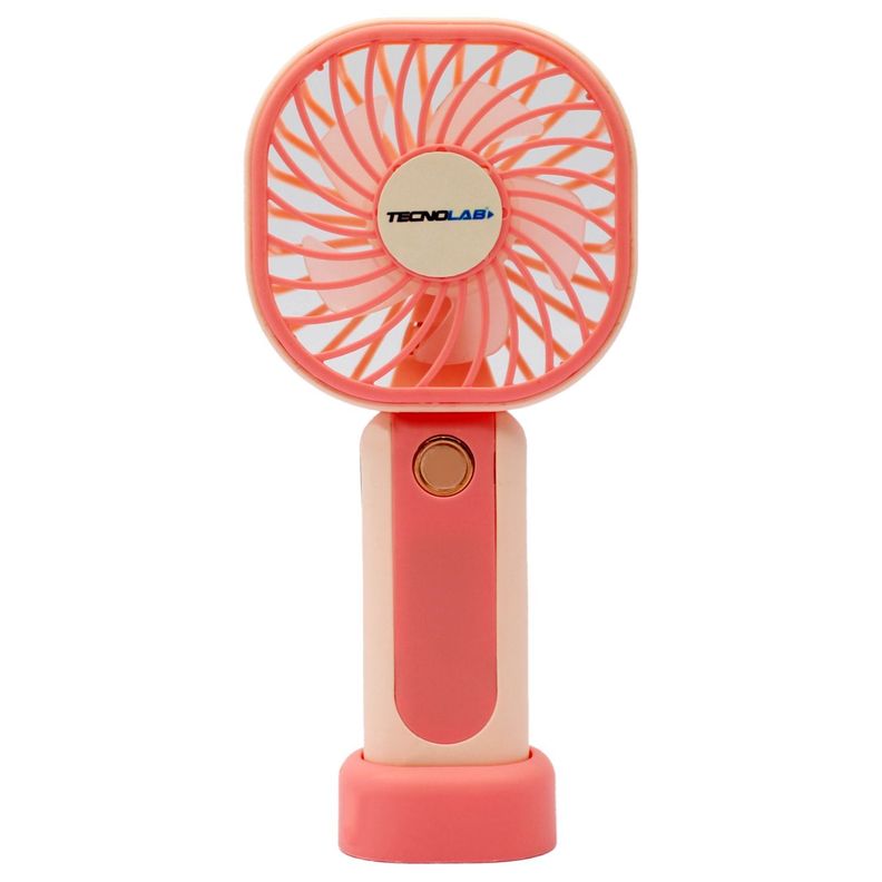 Mini Ventilador De Mano Recargable Con USB Rosa - PS-0