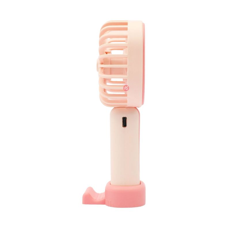 Mini Ventilador De Mano Recargable Con USB Rosa - PS-2