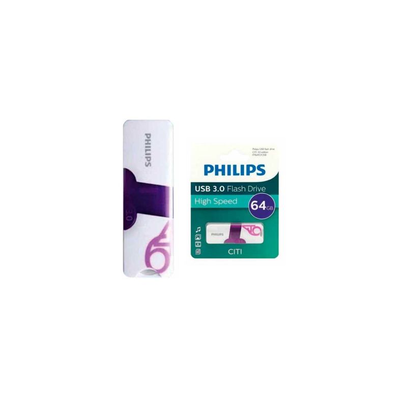Pendrive 64gb Philips Citi 3.0 - Puntostore-1