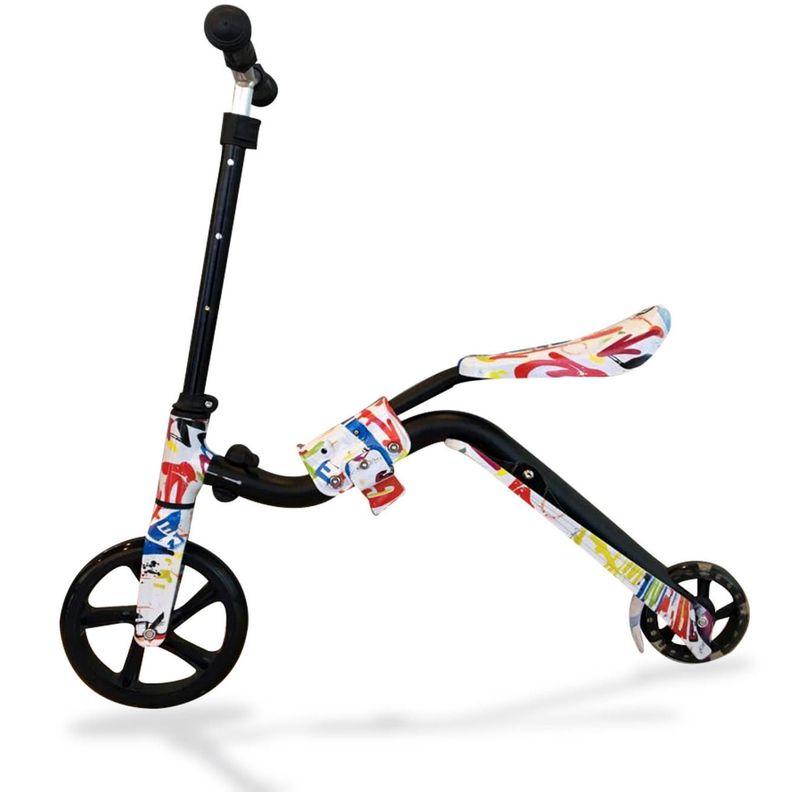 Scooter Colorido con Asiento y Ruedas Iluminadas - PS