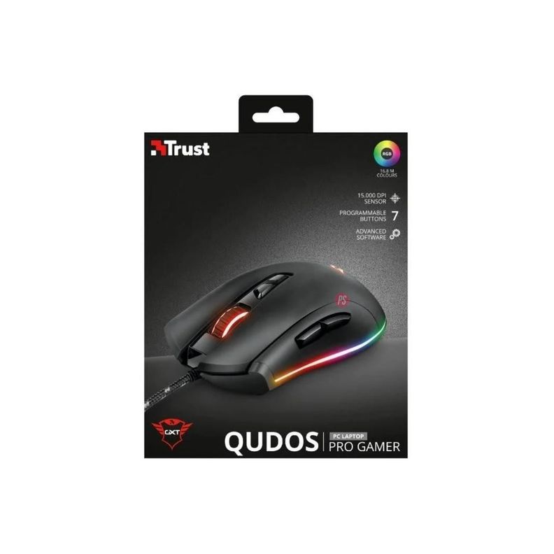 Mouse Gamer Rgb 15000dpi Gxt 900 Qudos - PS-3