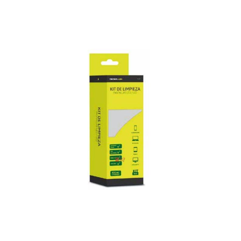 Kit De Limpieza 100ml Para Pantallas Con Paño Y Brocha - Ps-2