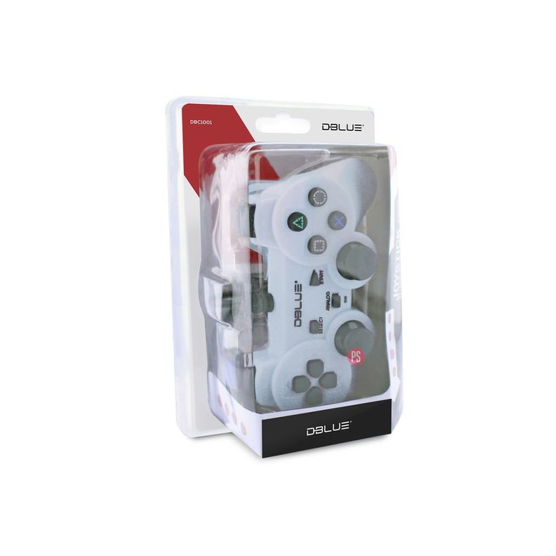 Joystick Usb Pc Con Vibración Color Blanco - Ps-2