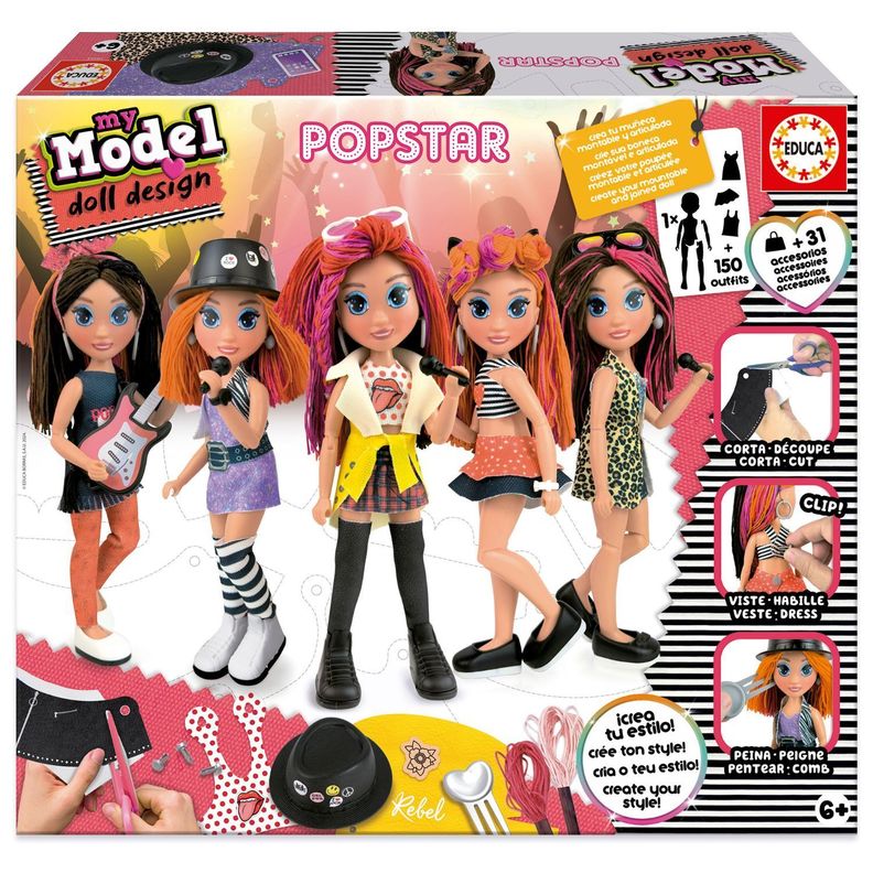 Mu eca Pop Star para Dise ar Ropa 150 Looks Creativos PS