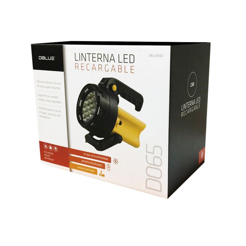 Linterna 19 Led Busca Caminos Con Foco 28 Lúmenes - PuntoStore-3
