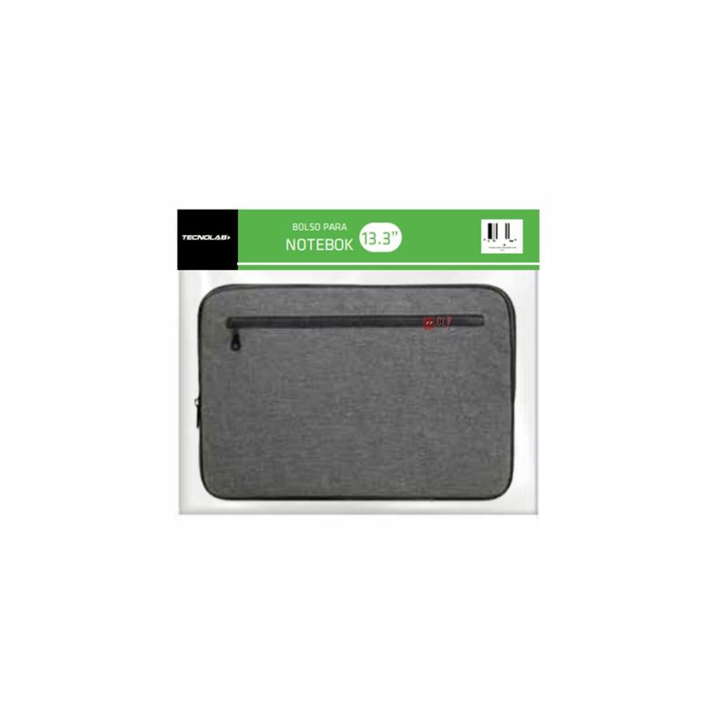 Funda Estuche Para Notebook Acolchada Color Gris - PuntoStore-2