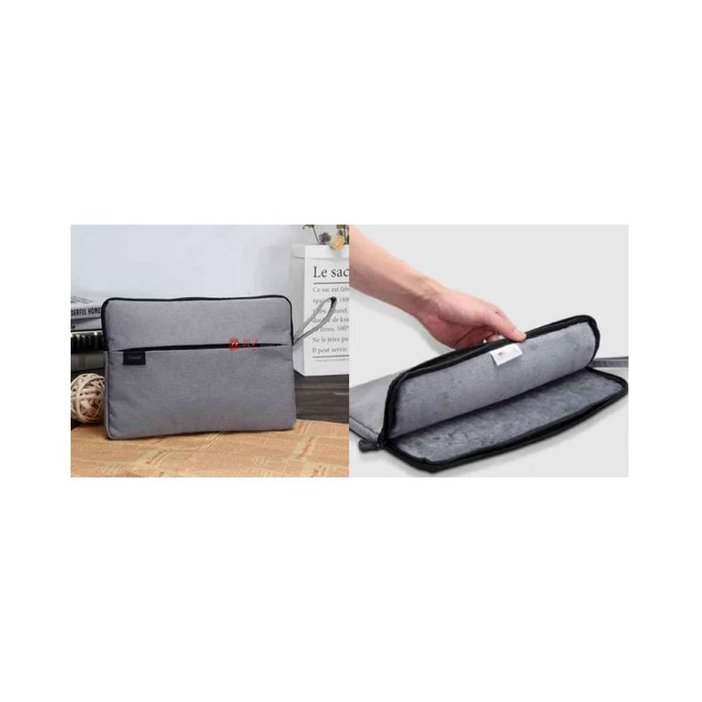 Funda Estuche Para Notebook Acolchada Color Gris - PuntoStore-1