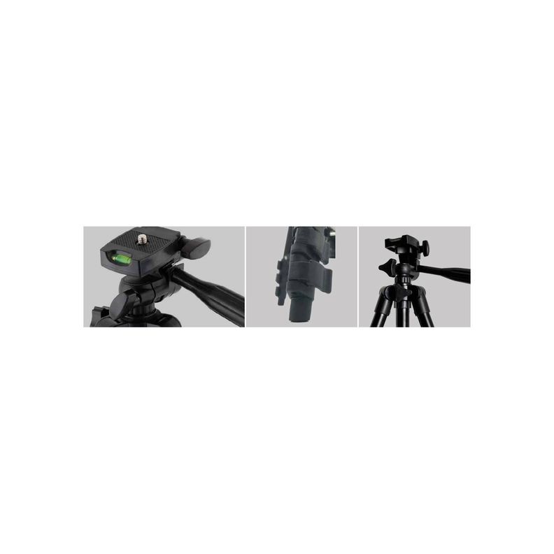 Trípode Aluminio Plegable Cámaras + Estuche - Puntostore-1