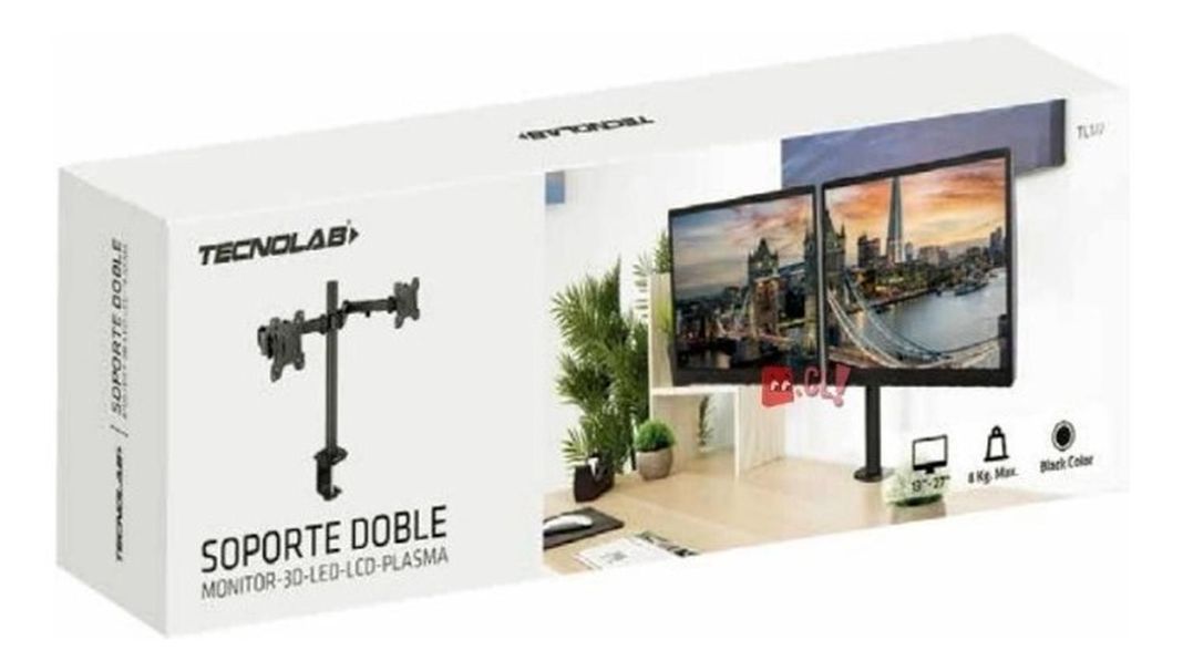 Soporte Doble Monitor Escritorio 13 A 27 Pulgadas - Ps-1