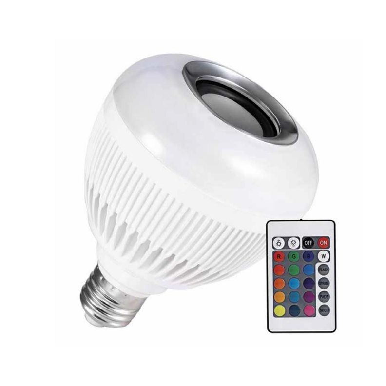 Ampolleta Led Con Parlante Bluetooth 3w Soquete Verde - Ps-0