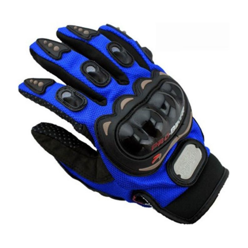 Guantes Para Moto Proteccion Pvc Color Azul - PS