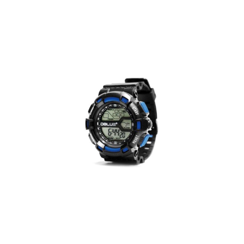 Reloj Deportivo Digital Sumergible 30mts Color Azul - PuntoStore-0
