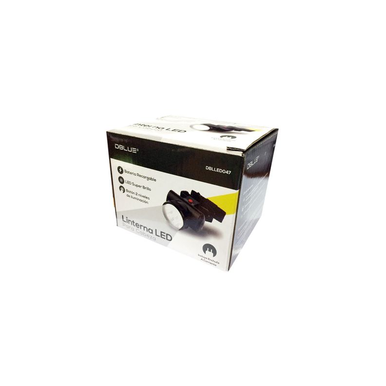 Linterna Led Cintillo Cabeza Super Brillo Recargable - PuntoStore-1