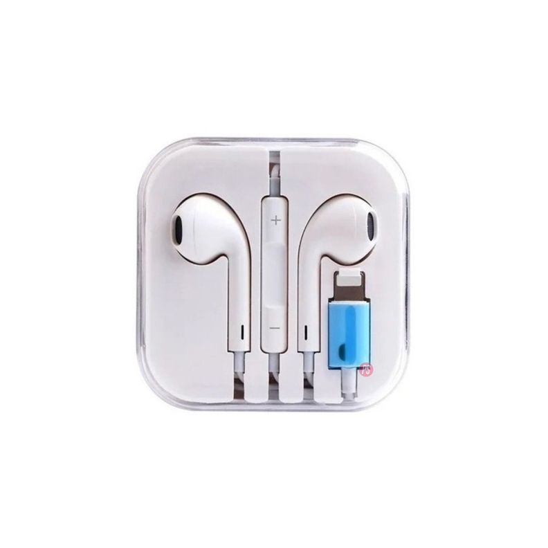 Audífonos Compatible Iphone Con Conector Lightning Blanco - Ps-2