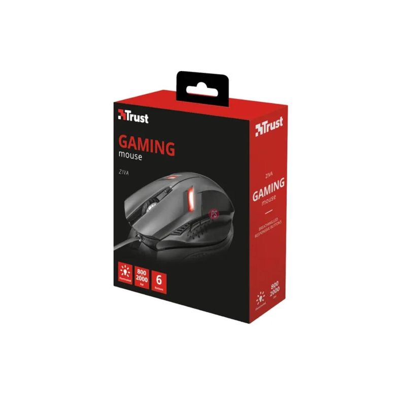 Mouse Gamer Iluminación Ziva - PS-3