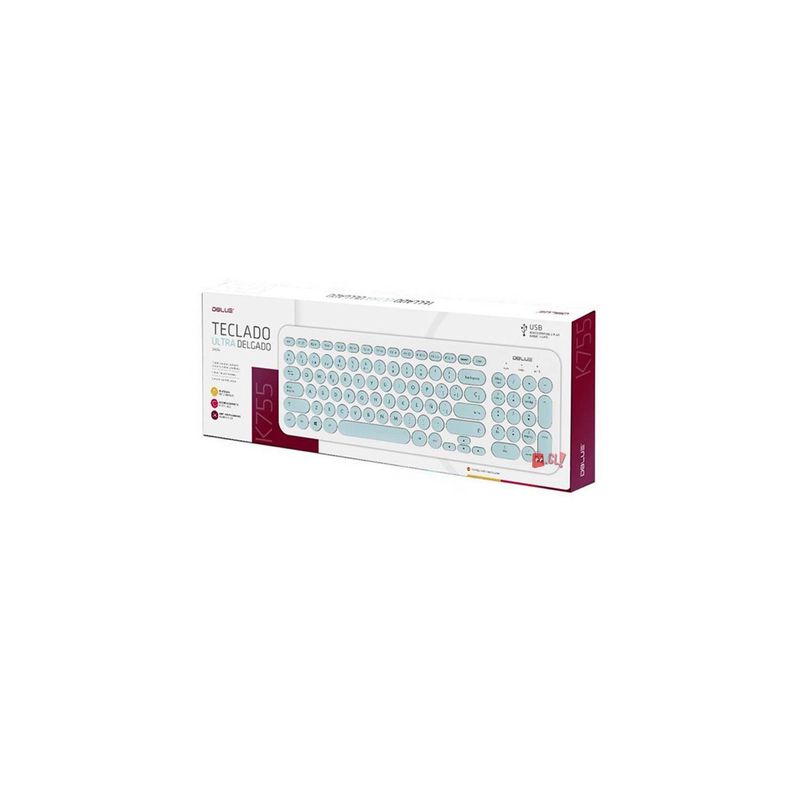 Teclado Usb Ultra Delgado Español - Puntostore-2