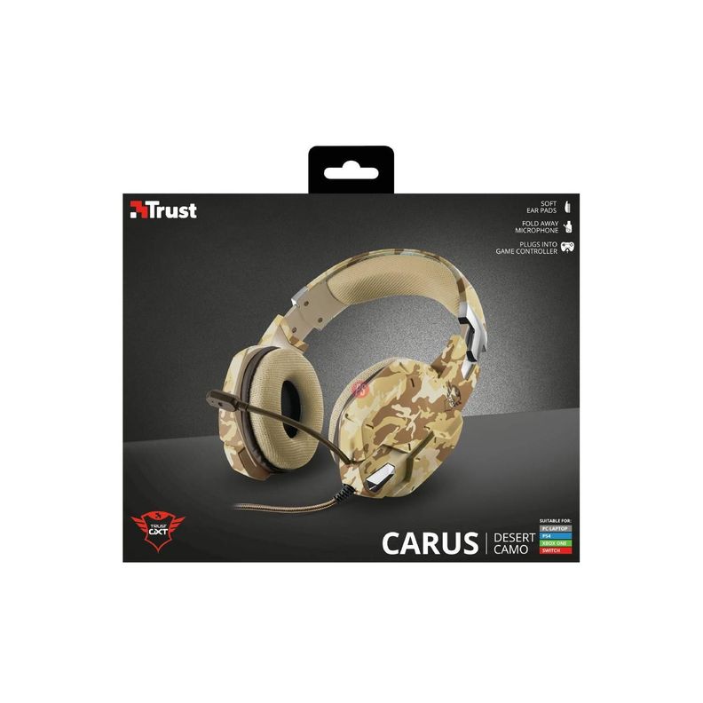Audífonos Gamer Multiplataforma Gxt 322D Carus - PS-5