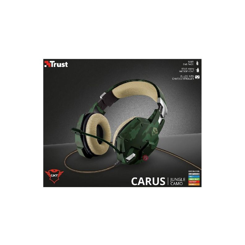 Audífonos Gamer Multiplataforma Gxt 322C Carus - PS-5