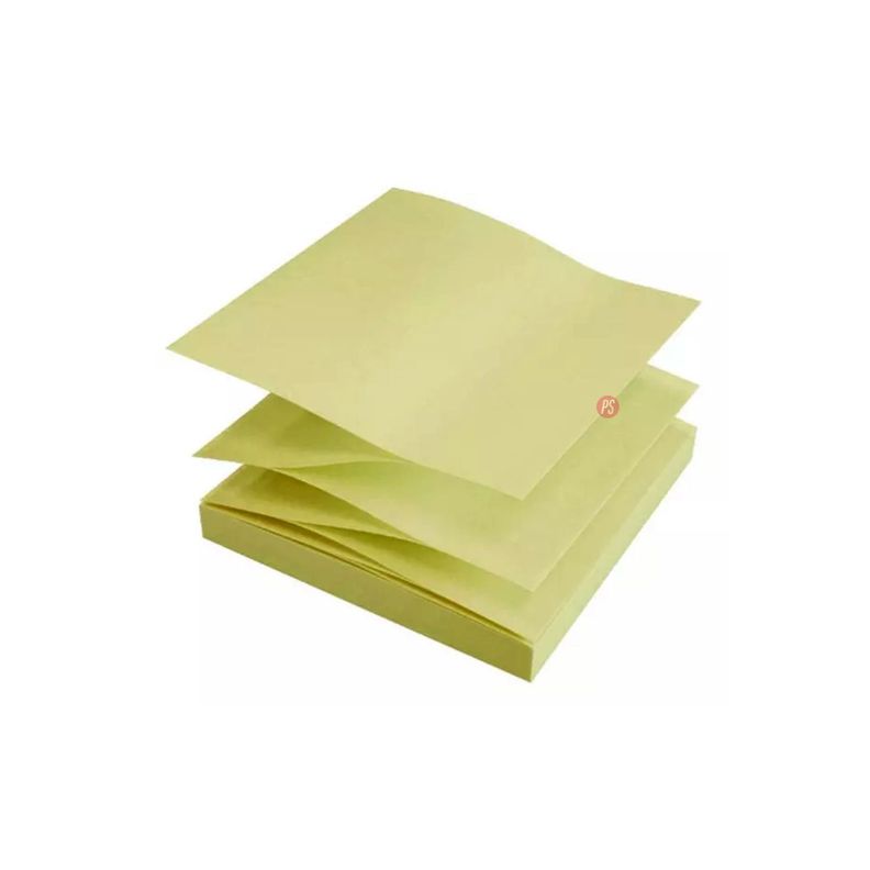 Pack 12 Notas Adhesivas Amarillo 75x75mm Info Notes - PS-1