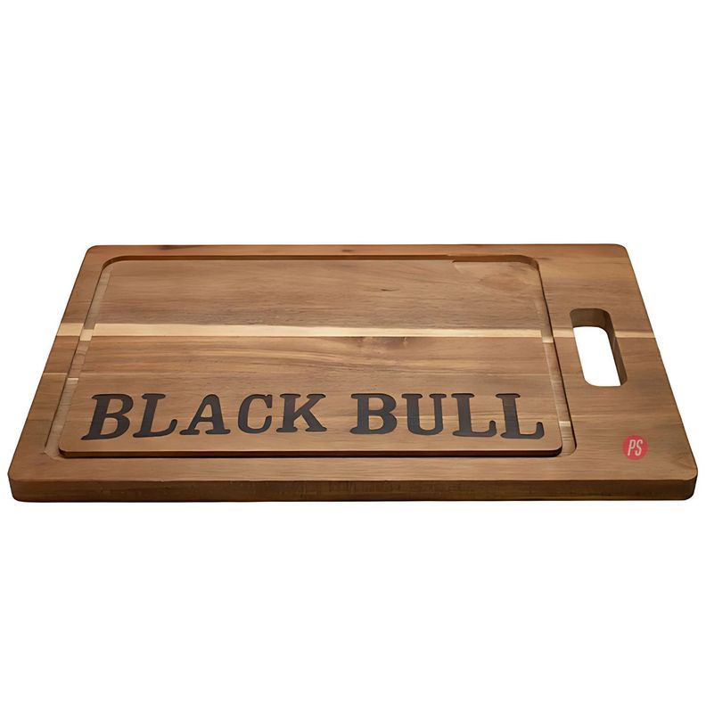 Tabla De Cortar Madera Acacia 45cms Black Bull - PS-2
