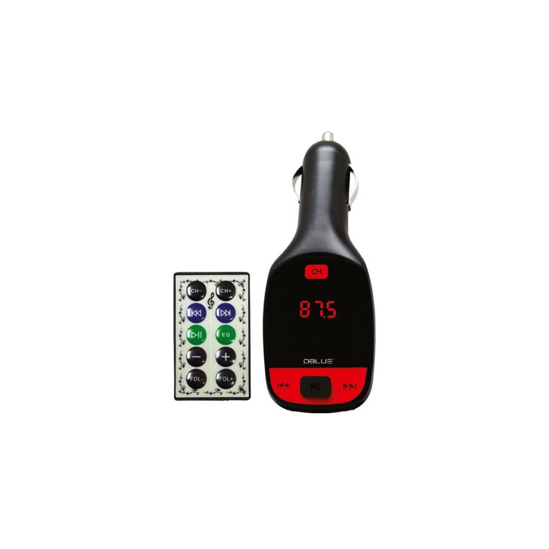 Transmisor Fm Auto Auxiliar Y Usb Auto Negro - PuntoStore-1