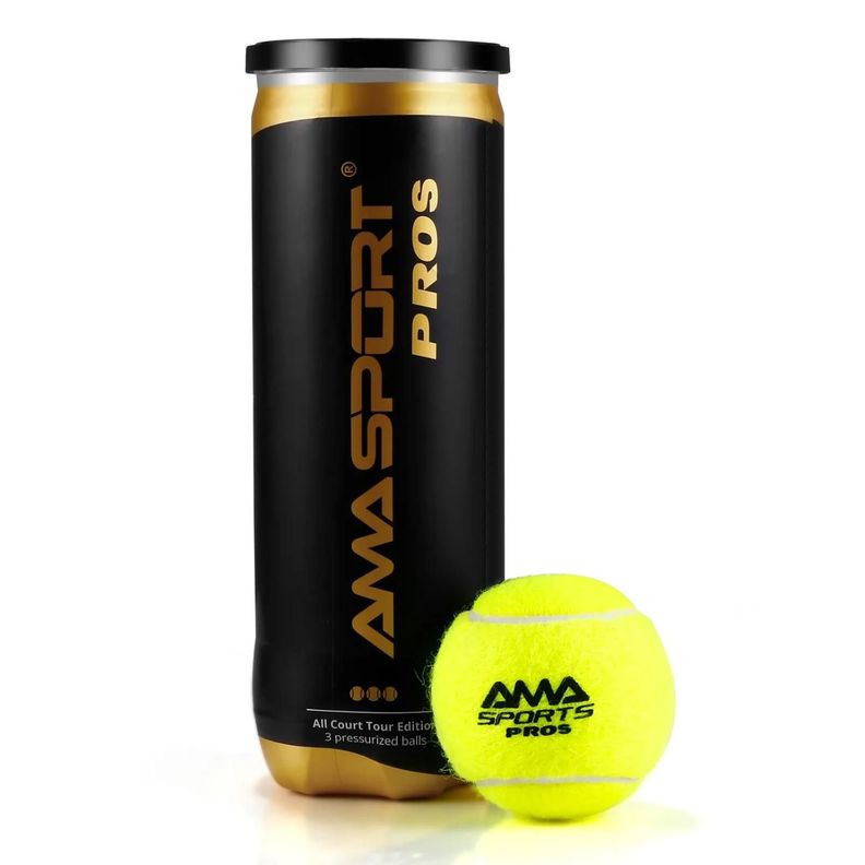 Pelotas Para Pádel 3 Unidades Ama Sport Pros - PS-0