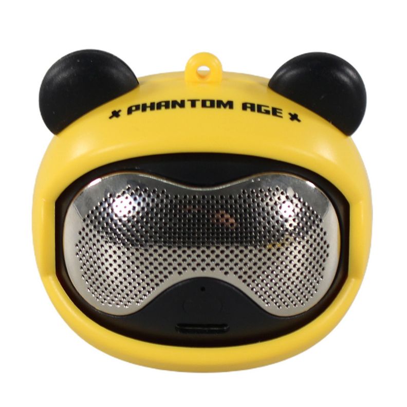 Parlante Bluetooth Multiface 5W con Colgante Amarillo PS