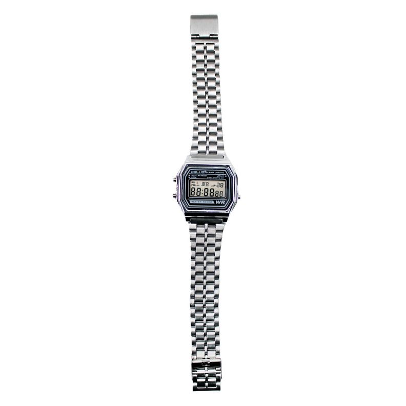 Reloj Pulsera Clásico Digital Con Correa Metálica - PuntoStore-0
