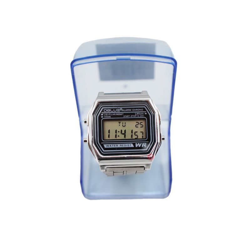Reloj Pulsera Clásico Digital Con Correa Metálica - PuntoStore-2