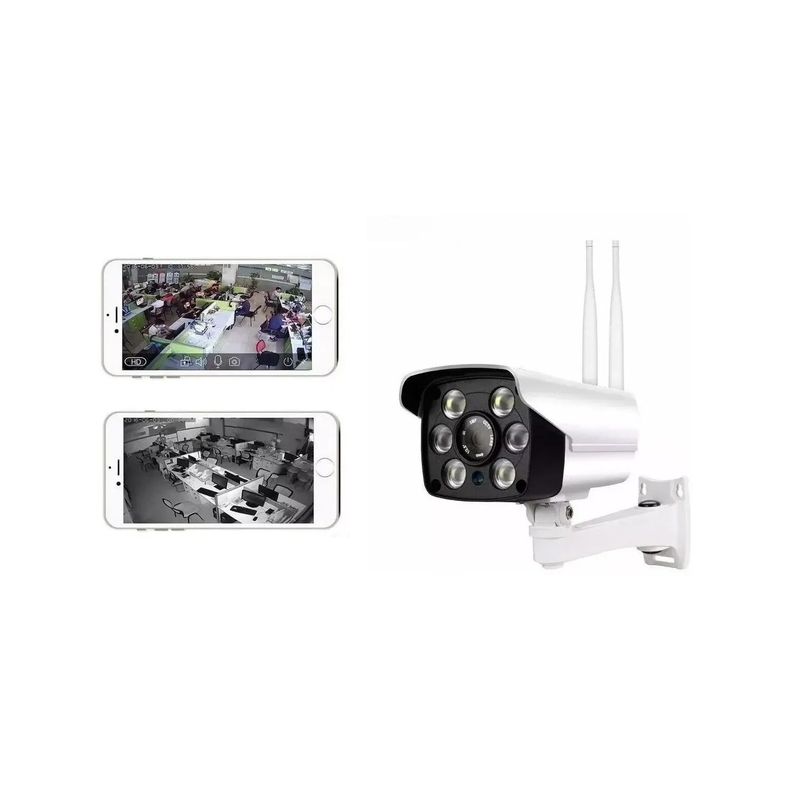 Cámara De Seguridad Wifi Full Hd Impermeable Con Led Ir - Puntostore-1
