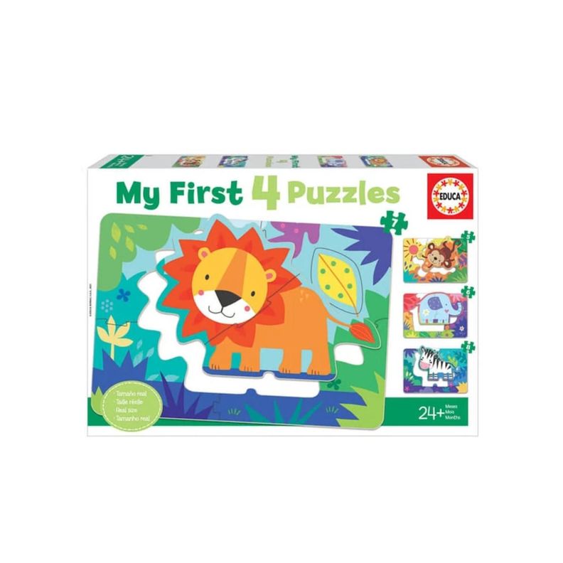 Puzzle Infantil Animales de la Selva (My First 4) - PS-0