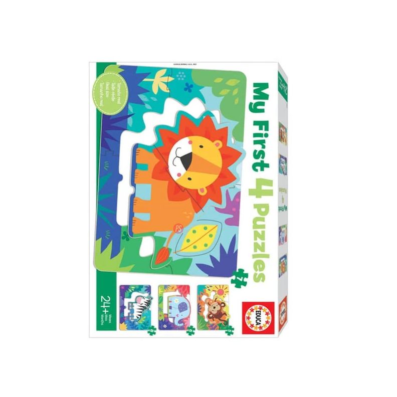 Puzzle Infantil Animales de la Selva (My First 4) - PS-1