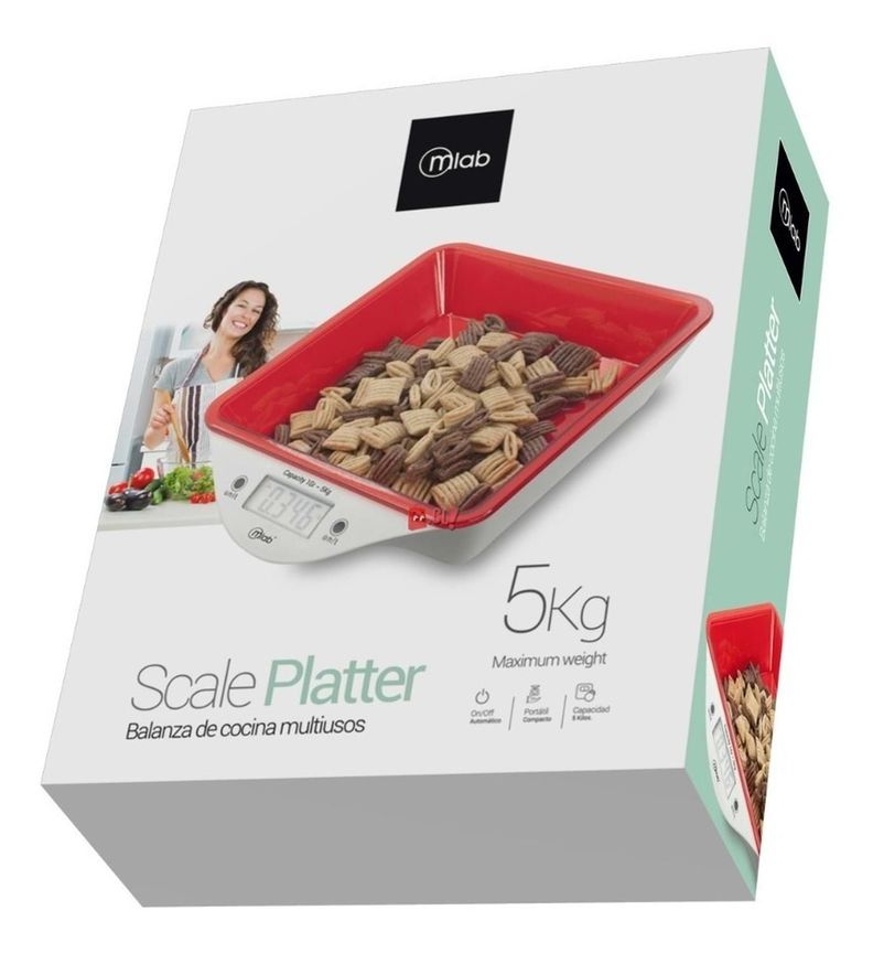 Balanza De Cocina Con Fuente Scale Platter - Ps-1