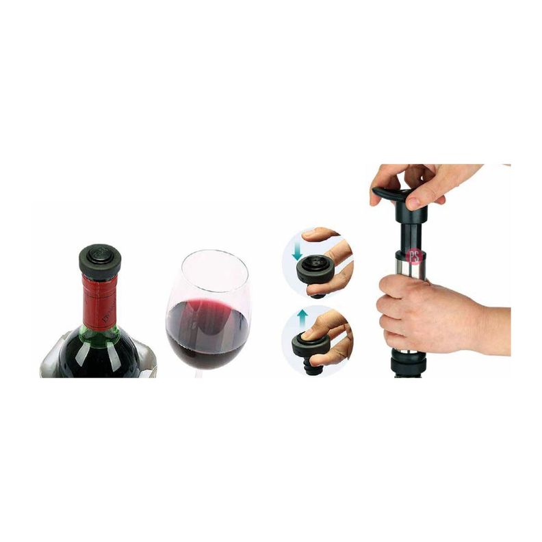 Bomba Selladora De Vino Y Botellas Al Vacío - PuntoStore-1