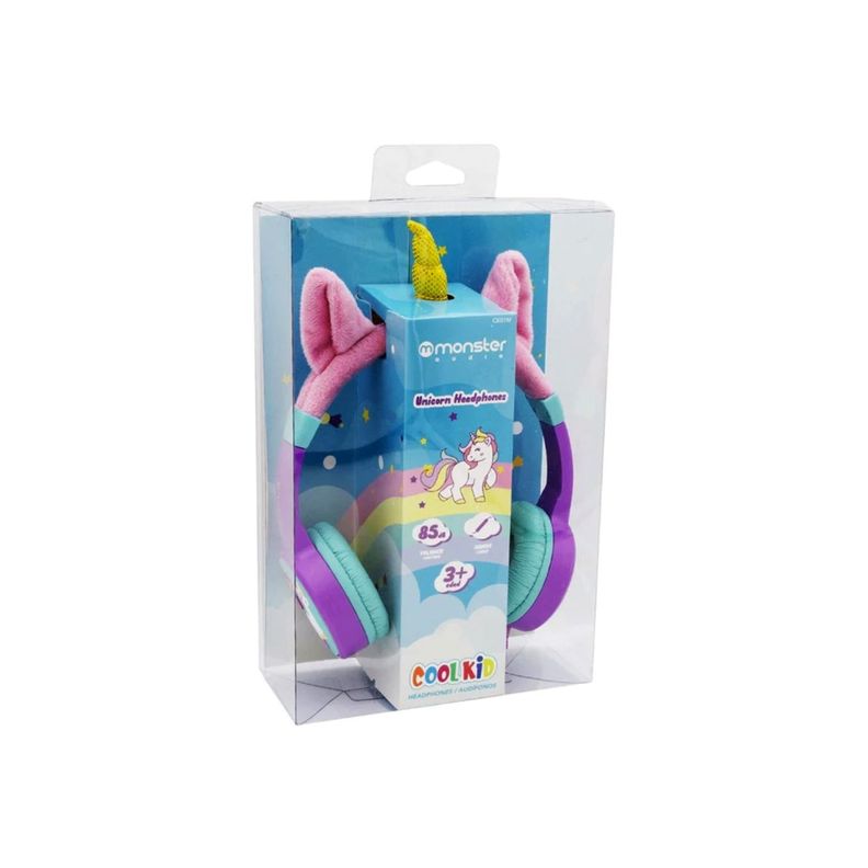 Audífonos Diseño Unicornio Color Púrpura Monster - PuntoStore-3