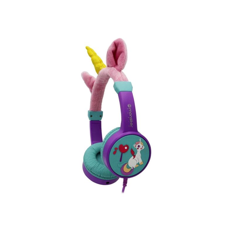 Audífonos Diseño Unicornio Color Púrpura Monster - PuntoStore-0