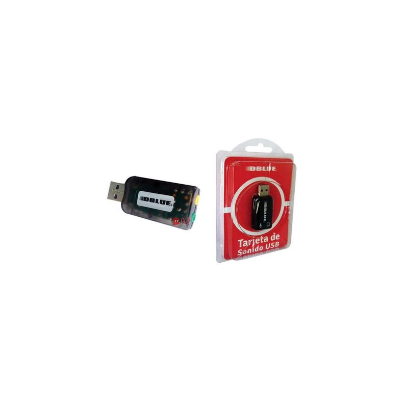Tarjeta De Sonido Usb 5.1 Negro - PS-1
