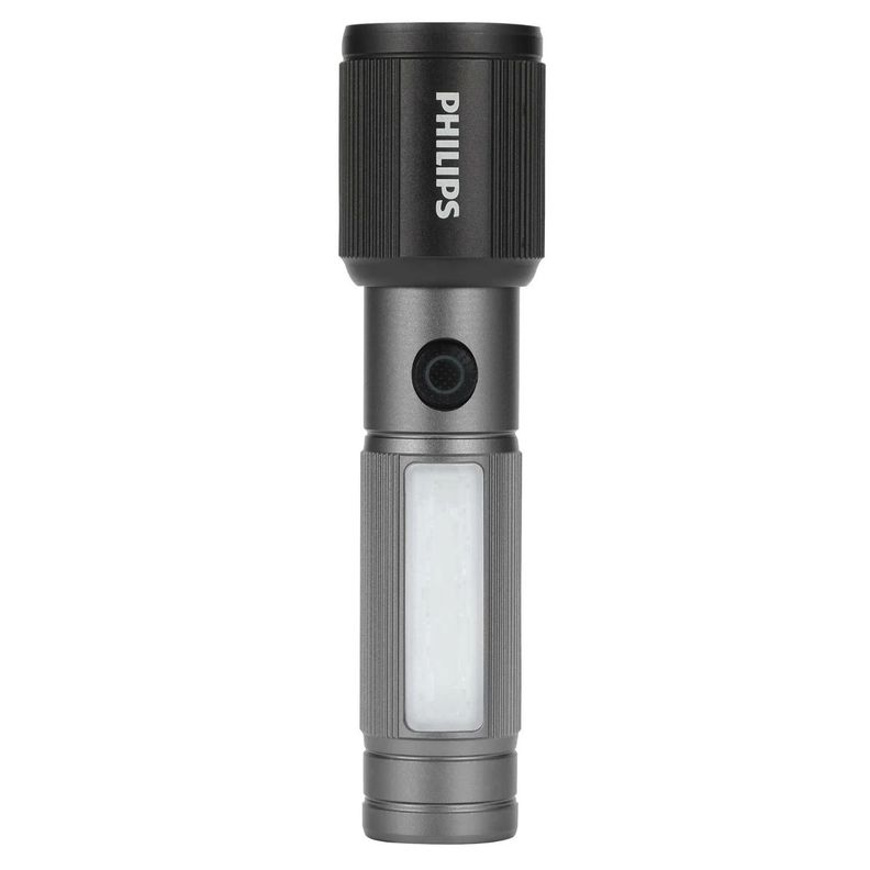 Linterna Philips Aircraft LED Aluminio Zoom 330 lm PS Gris