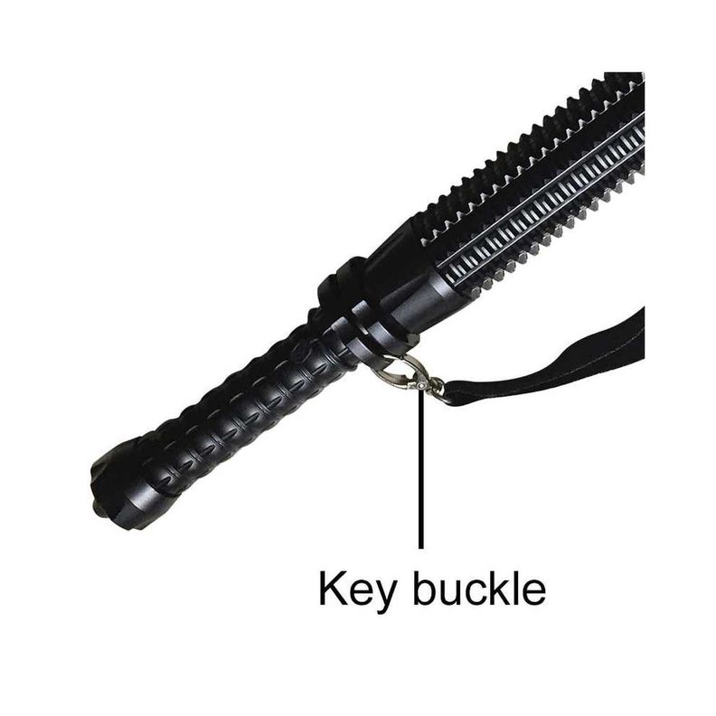 Bastón Luma Acero Defensa Extensible Con Linterna Led - Ps-3