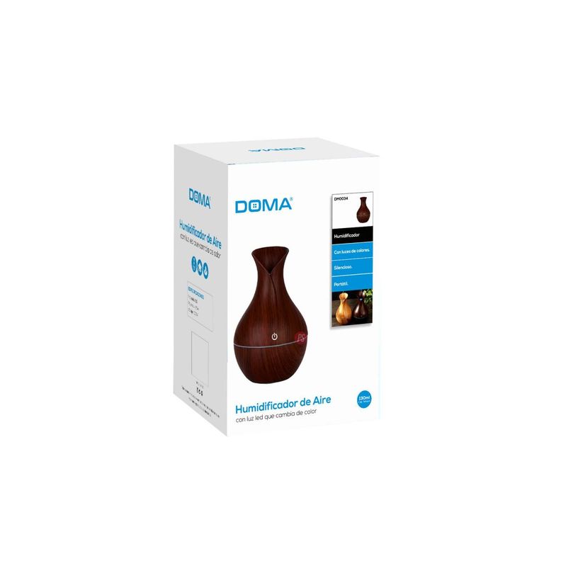 Humidificador Difusor Aroma Terapia Café Claro - PS-1